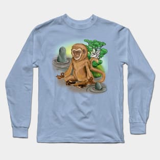 Zodiac Animal Year of the Monkey Long Sleeve T-Shirt